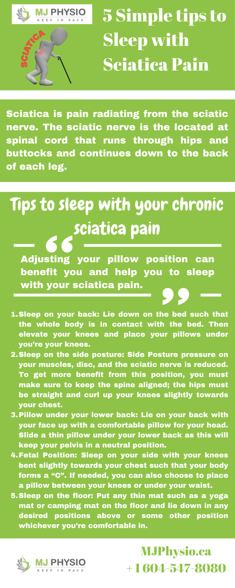 5 Simple tips to Sleep with Sciatica Pain Health Blog Centre Info